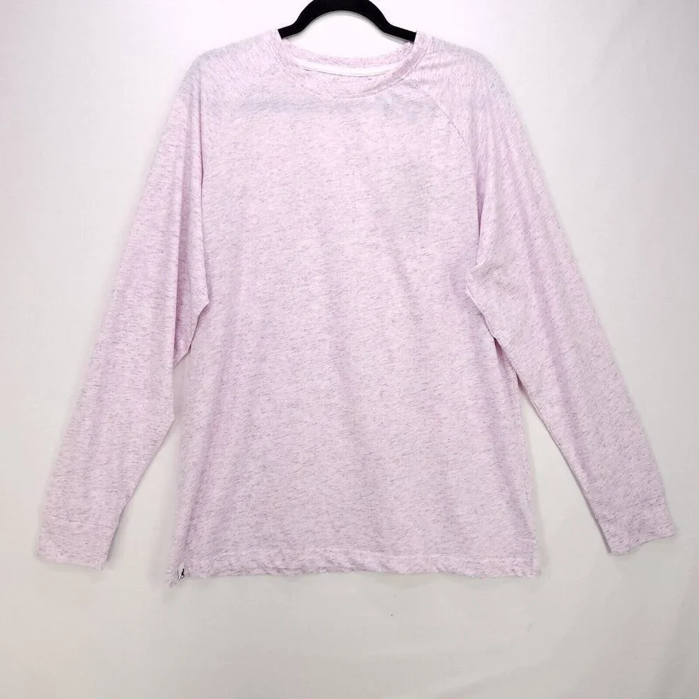 Kangol Raindrop Mens Long Sleeve Tshirt Size Large Heather Soft Crewneck Stretch